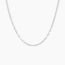 Collier Norene Argent Blanc