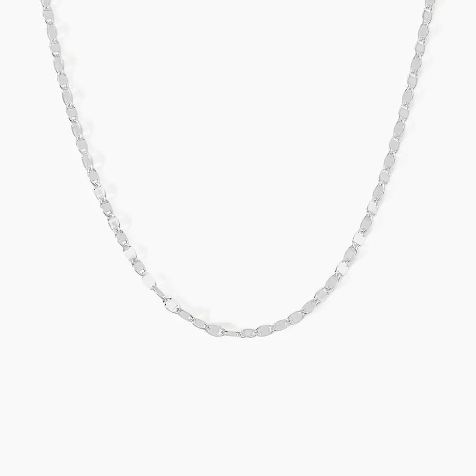 Collier Norene Argent Blanc