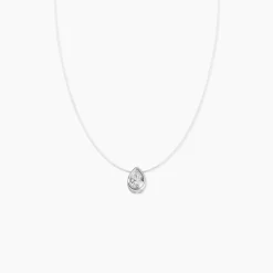 Collier Nylon Argent Blanc Oxyde
