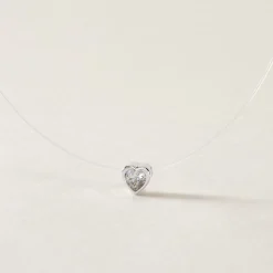 Collier Nylon Argent Blanc Oxyde