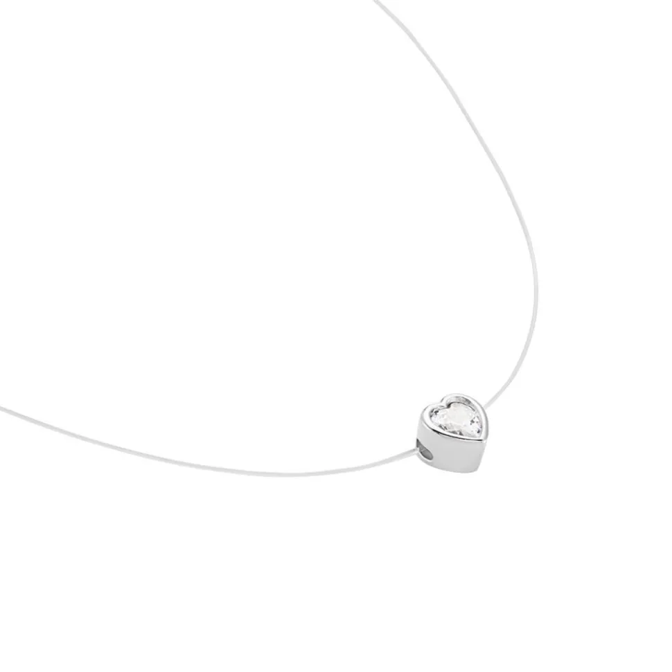 Collier Nylon Argent Blanc Oxyde