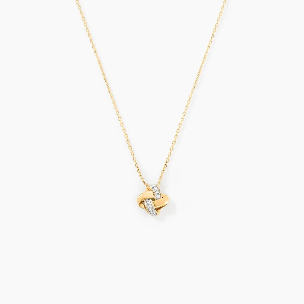 Collier Nyree Or Jaune Diamant