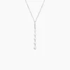 Collier Odyssee Argent Blanc Oxyde De Zirconium