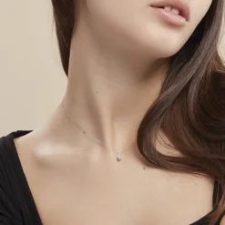 Collier Olly Or Blanc Oxyde De Zirconium|Marc Orian Outlet
