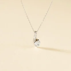 Collier Olly Or Blanc Oxyde De Zirconium|Marc Orian Outlet