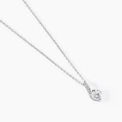Collier Olly Or Blanc Oxyde De Zirconium|Marc Orian Outlet