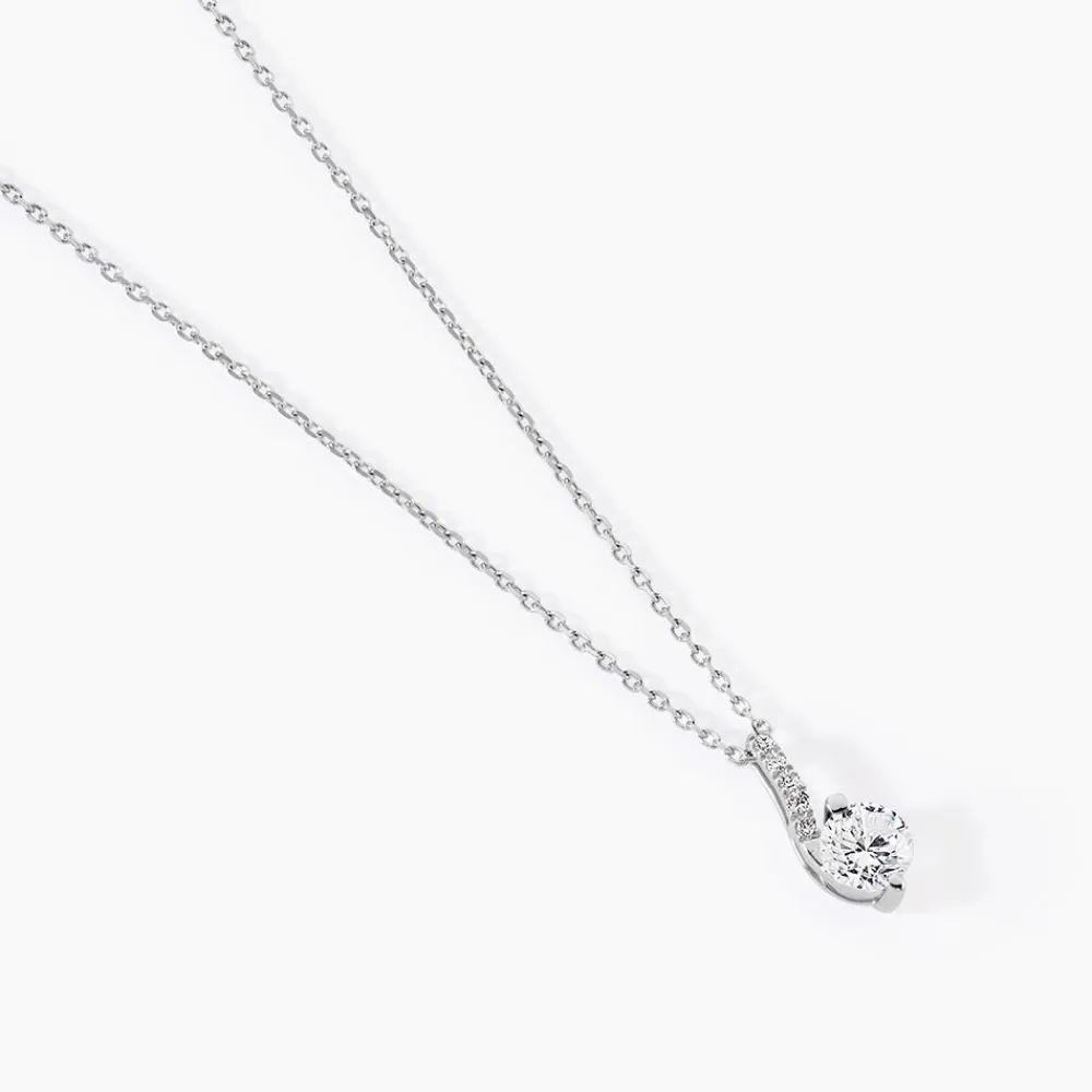 Collier Olly Or Blanc Oxyde De Zirconium|Marc Orian Outlet