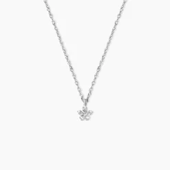 Collier Olyss Argent Blanc