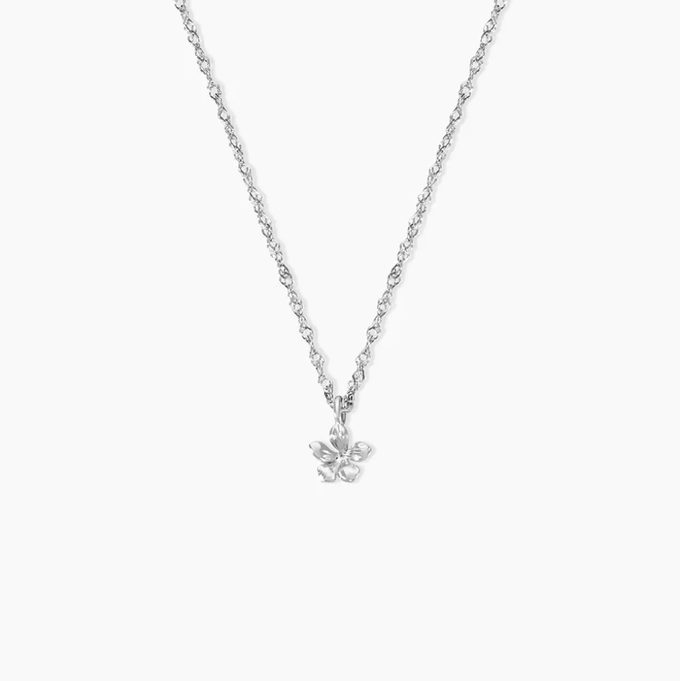 Collier Olyss Argent Blanc