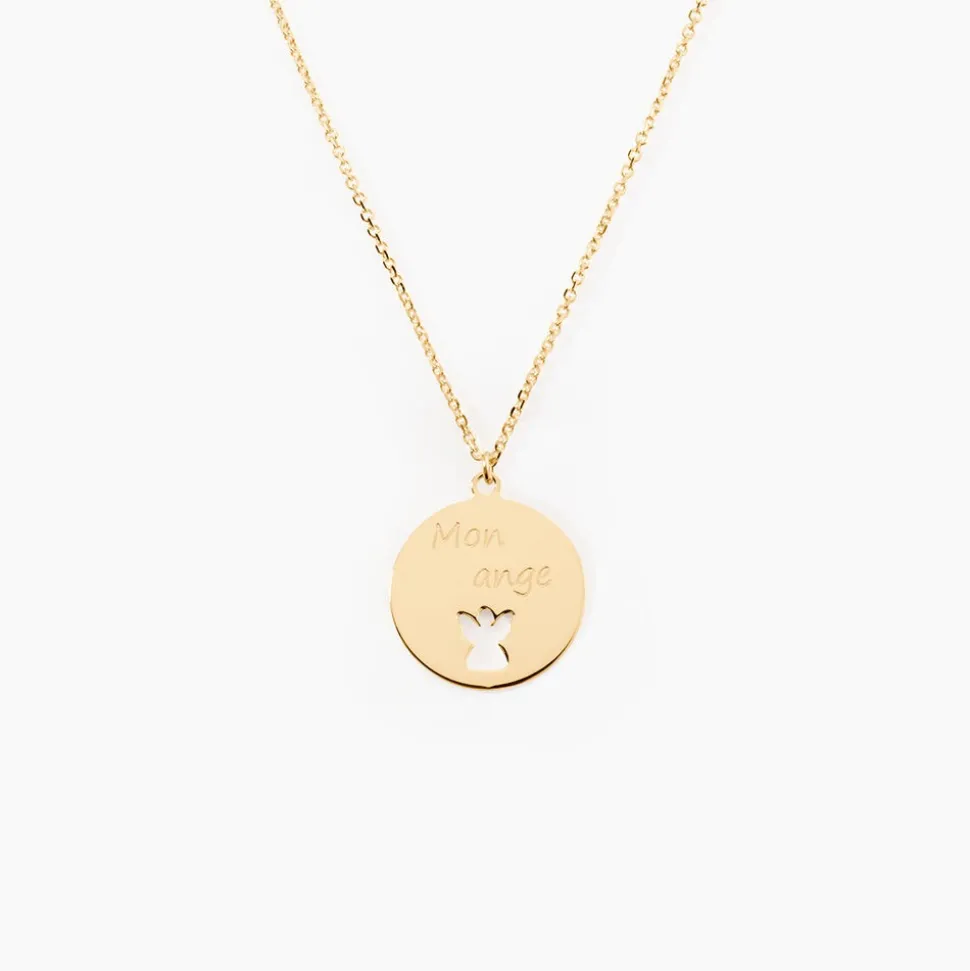 Collier Omelia Message Or Jaune