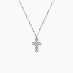 Collier Orace Argent Blanc
