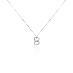 Collier Oran Or Blanc Diamant|Marc Orian Outlet