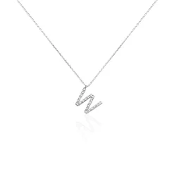 Collier Oran Or Blanc Diamant|Marc Orian