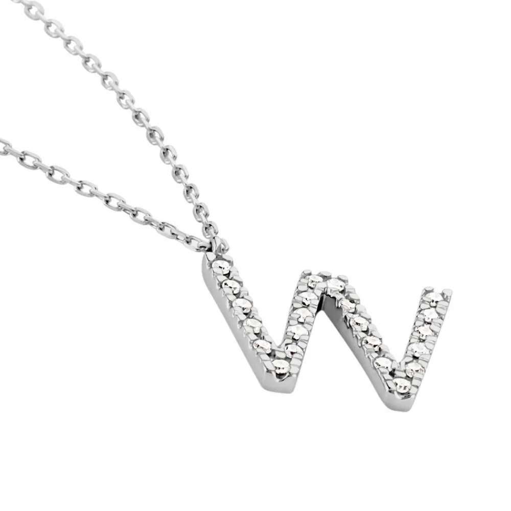 Collier Oran Or Blanc Diamant|Marc Orian