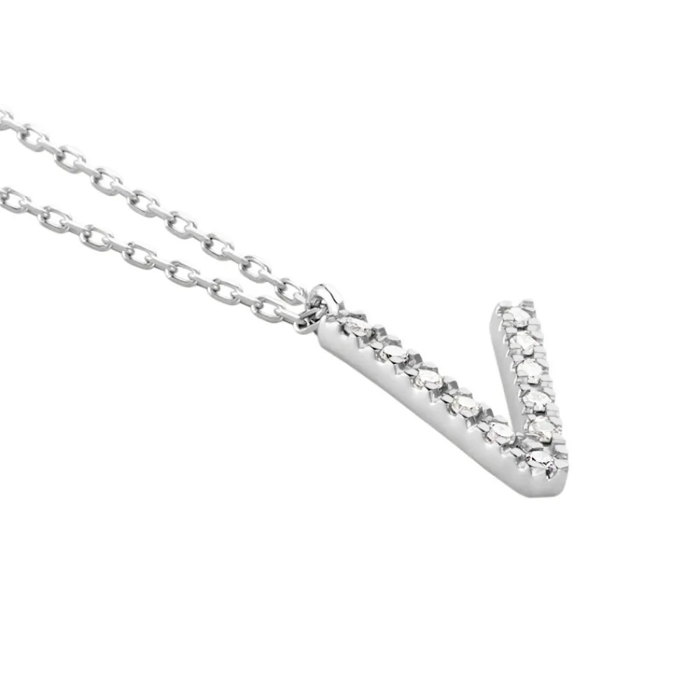Collier Oran Or Blanc Diamant|Marc Orian Clearance