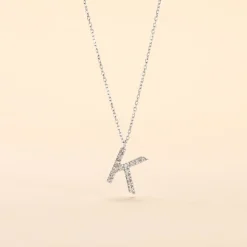 Collier Oran Or Blanc Diamant|Marc Orian New