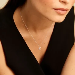 Collier Oran Or Blanc Diamant|Marc Orian New