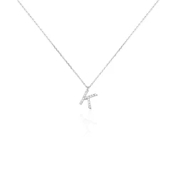 Collier Oran Or Blanc Diamant|Marc Orian New