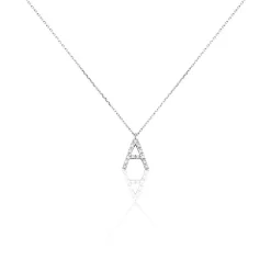Collier Oran Or Blanc Diamant|Marc Orian New