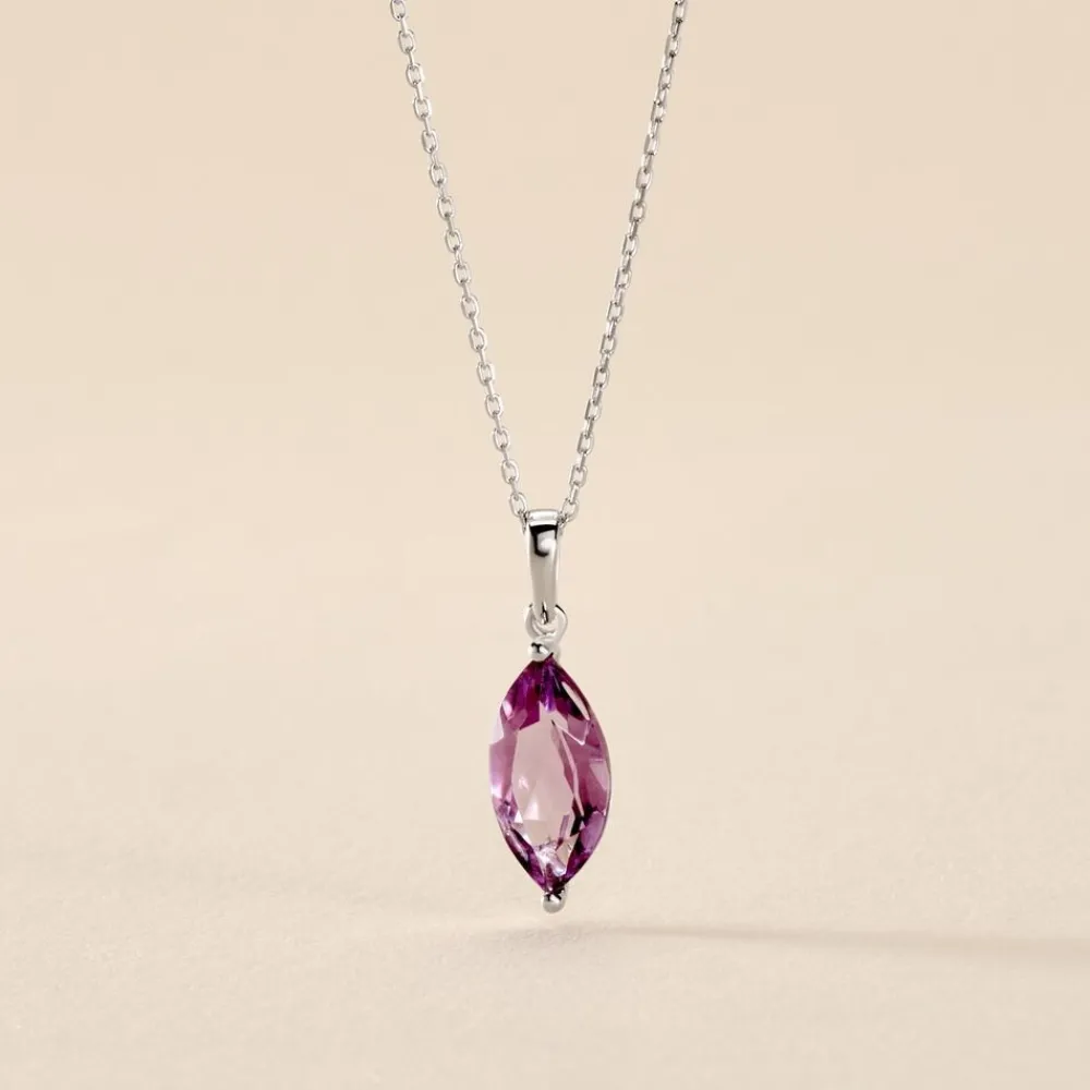 Collier Or Blanc Raquel Améthyste|Marc Orian Sale