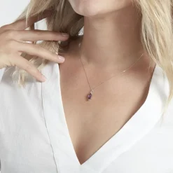 Collier Or Blanc Raquel Améthyste|Marc Orian Sale