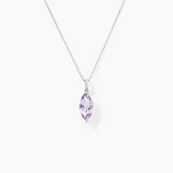 Collier Or Blanc Raquel Améthyste|Marc Orian Sale