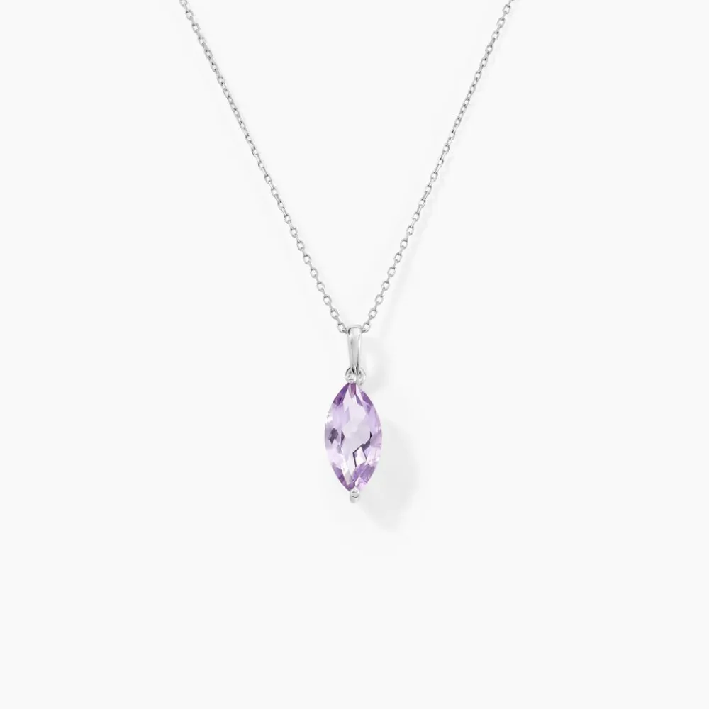 Collier Or Blanc Raquel Améthyste|Marc Orian Sale