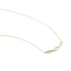 Collier Or Jaune Abisai Diamants