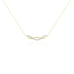 Collier Or Jaune Abisai Diamants