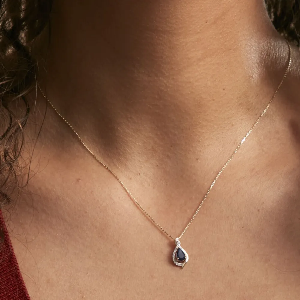 Collier Or Jaune Angelika Saphir|Marc Orian Sale