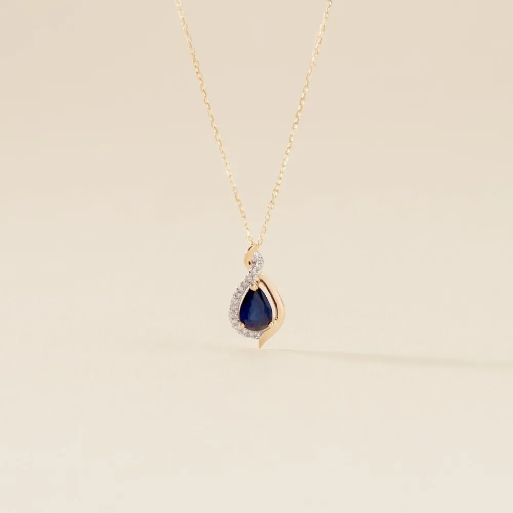 Collier Or Jaune Angelika Saphir|Marc Orian Sale