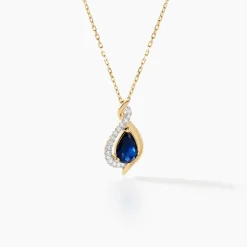 Collier Or Jaune Angelika Saphir|Marc Orian Sale