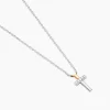 Collier Or Jaune Argent Blanc Oxyde De Zirconium|Marc Orian New