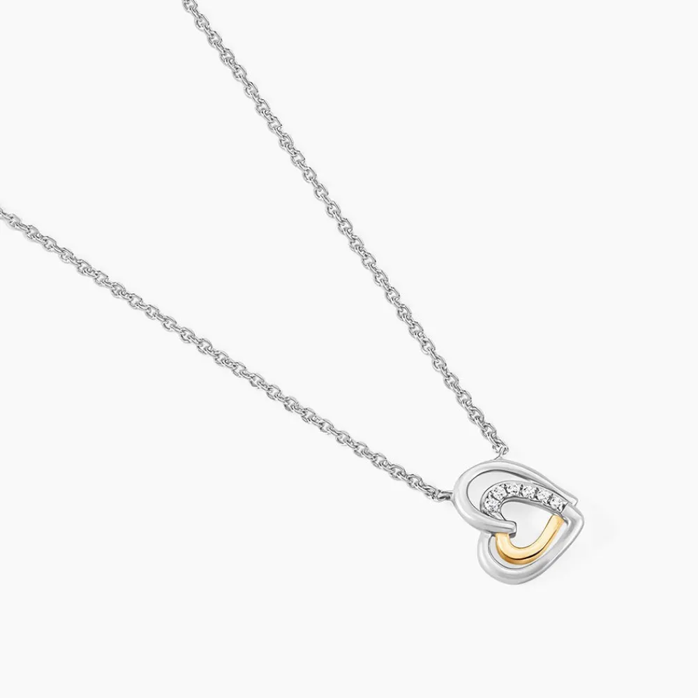 Collier Or Jaune Argent Blanc Oxyde De Zirconium|Marc Orian Clearance