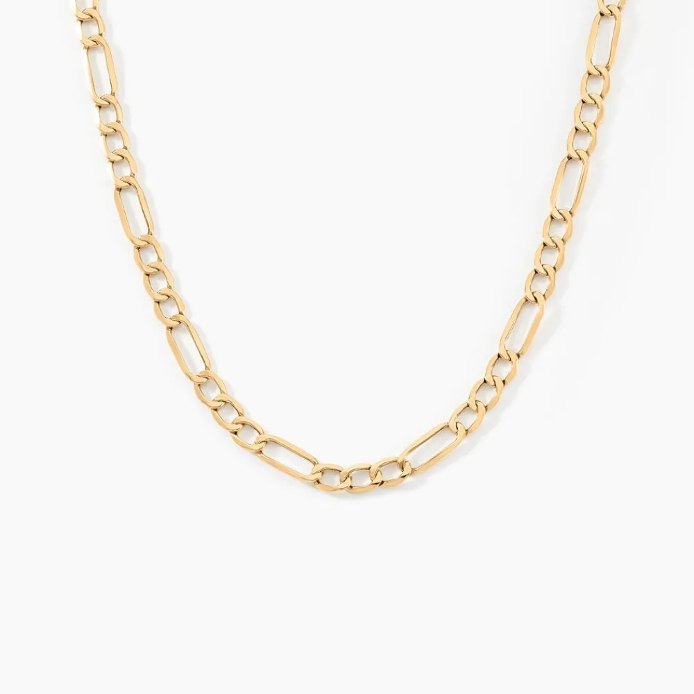 Collier Or Jaune Cameo Maille Alternée 1/3|Marc Orian Online