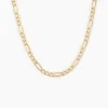 Collier Or Jaune Cameo Maille Alternée 1/3|Marc Orian New