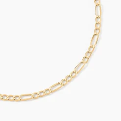 Collier Or Jaune Cameo Maille Alternée 1/3|Marc Orian New