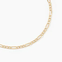 Collier Or Jaune Cameo Maille Alternée 1/3|Marc Orian New