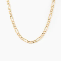 Collier Or Jaune Cameo Maille Alternée 1/3|Marc Orian New
