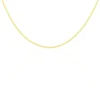 Collier Or Jaune Capucin Maille Marine