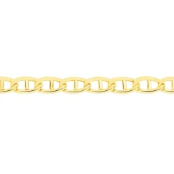 Collier Or Jaune Capucin Maille Marine
