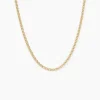 Collier Or Jaune Capucin Maille Marine|Marc Orian Online