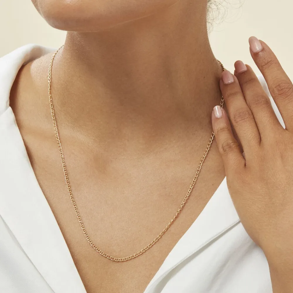 Collier Or Jaune Capucin Maille Marine|Marc Orian Online