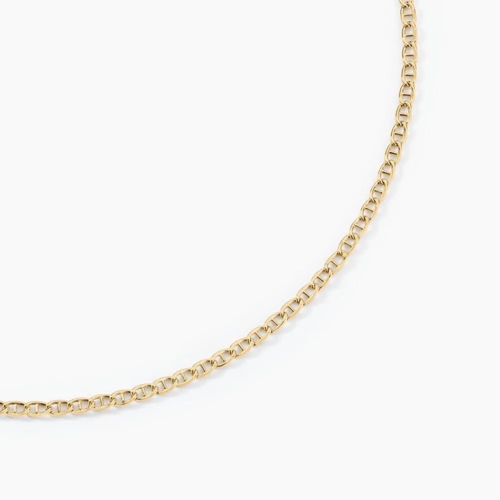 Collier Or Jaune Capucin Maille Marine|Marc Orian Online
