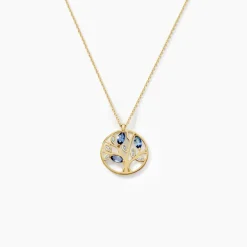 Collier Or Jaune Elsebein Saphirs