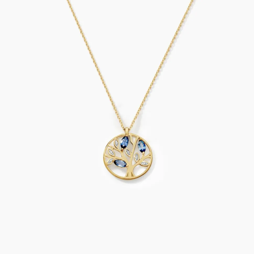 Collier Or Jaune Elsebein Saphirs