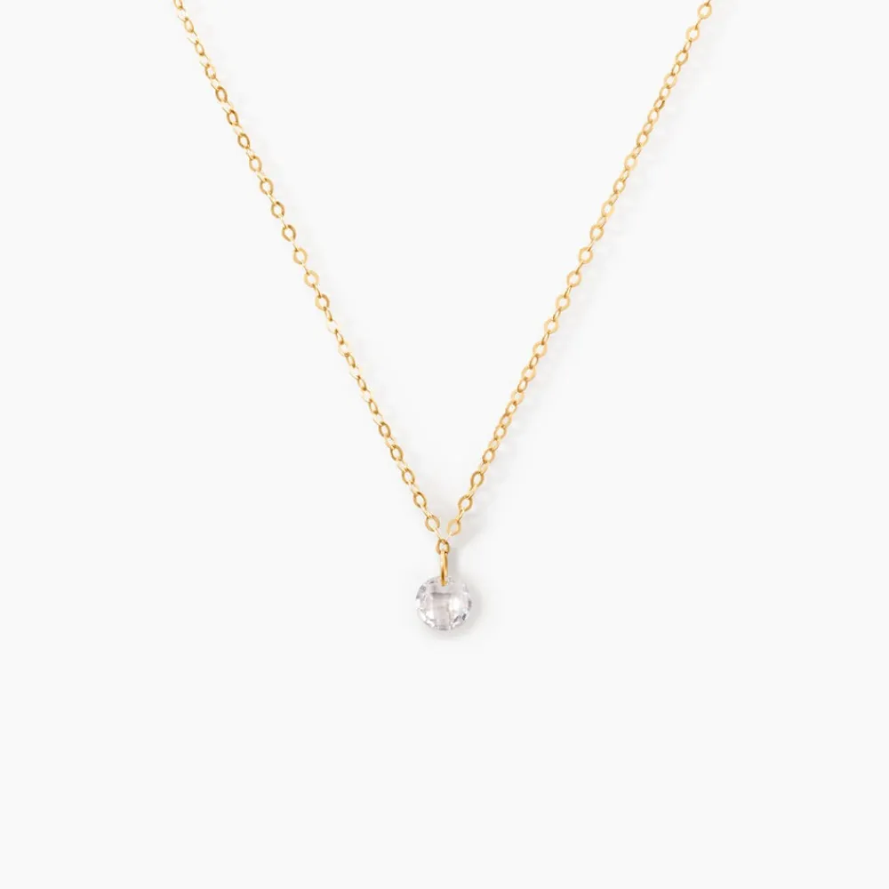 Collier Or Jaune Emilee Oxyde De Zirconium|Marc Orian
