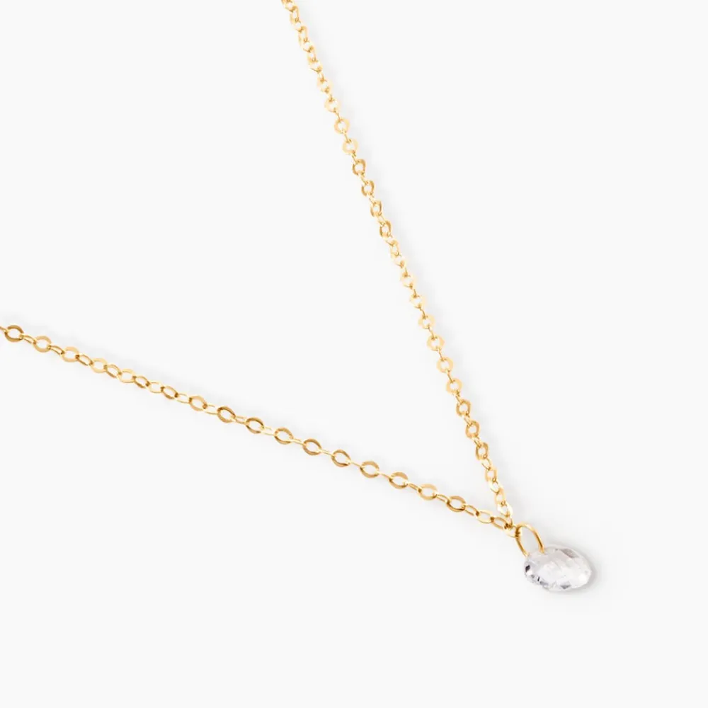 Collier Or Jaune Emilee Oxyde De Zirconium|Marc Orian