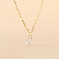 Collier Or Jaune Emilee Oxyde De Zirconium|Marc Orian