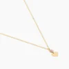 Collier Or Jaune Marie Lou Oxyde De Zirconium